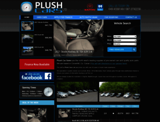 plushcars.ie screenshot