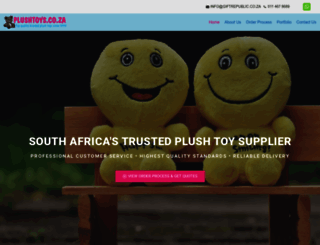plushtoys.co.za screenshot