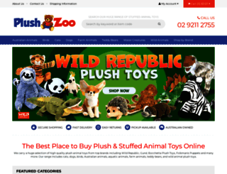 plushzoo.com.au screenshot