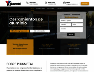 plusmetal.com.ar screenshot