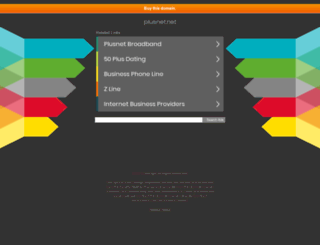 plusnet.net screenshot