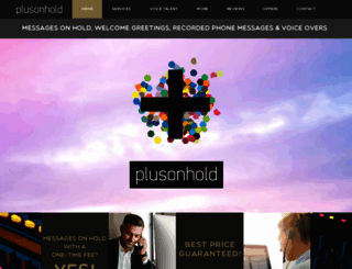 plusonhold.com.au screenshot