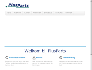 plusparts.nl screenshot
