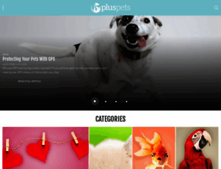 pluspets.com screenshot