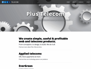 plustelecom.com screenshot
