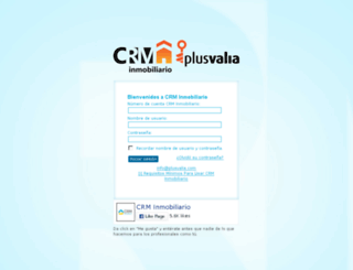 plusvalia.crminmobiliario.com screenshot