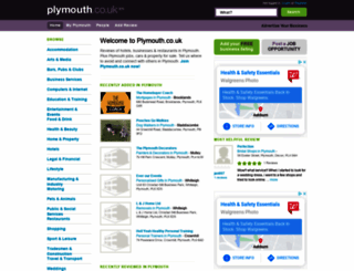 plymouth.co.uk screenshot