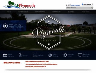 plymouthin.com screenshot