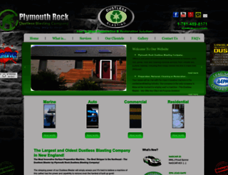 plymouthrockdustlessblasting.com screenshot