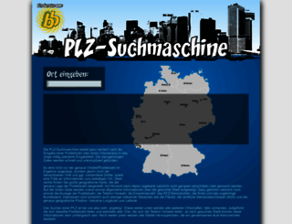 plz-suchmaschine.de screenshot