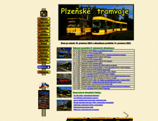 plzensketramvaje.cz screenshot