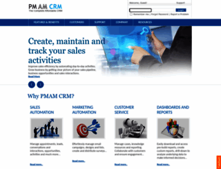 pmamcrm.com screenshot