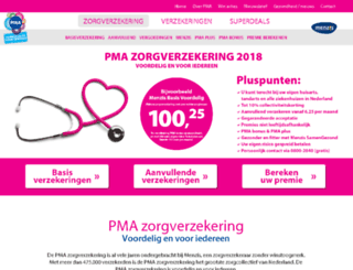 pmazorgverzekering.nl screenshot