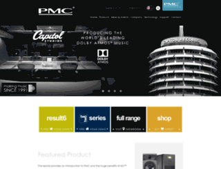pmc-speakers.com screenshot