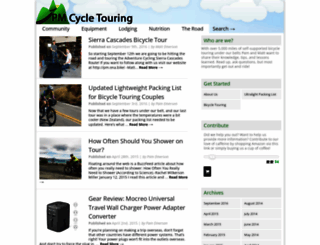 pmcycletouring.com screenshot