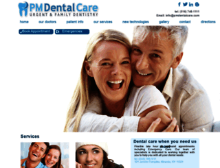 pmdentalcare.com screenshot