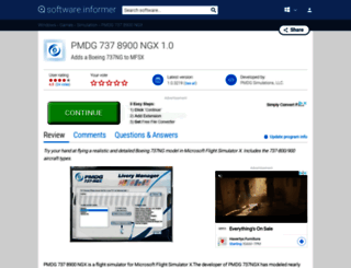 pmdg-737-8900-ngx.software.informer.com screenshot