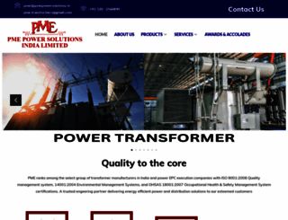 pmepowersolutions.in screenshot
