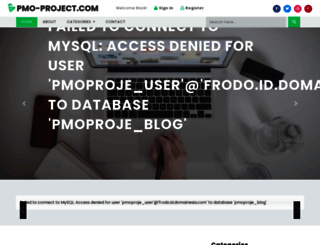 pmo-project.com screenshot