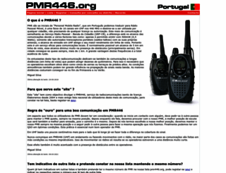 pmr446.org screenshot