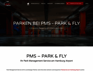 pms-parkandfly.de screenshot