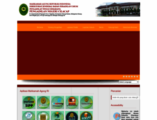 pn-cilacap.go.id screenshot