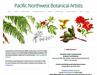 pnba-artists.com screenshot