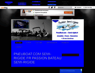 pneuboat.com screenshot