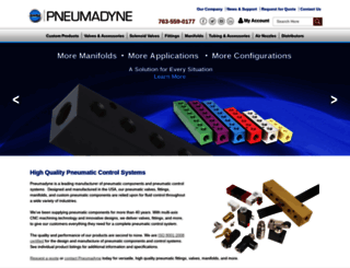 pneumadyne.com screenshot