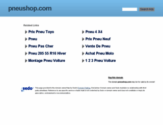 pneushop.com screenshot