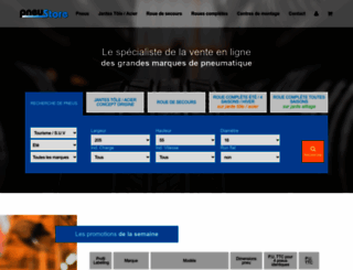 pneustore.fr screenshot