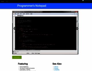 pnotepad.org screenshot
