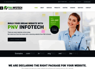 pnvinfotech.com screenshot