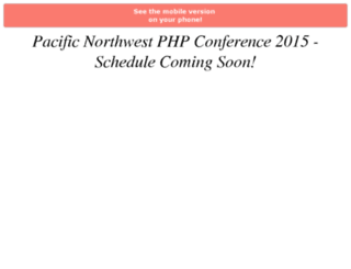 pnwphp2015.busyconf.com screenshot