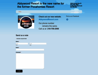 pocahontasresort.com screenshot