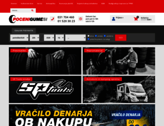 pocenigume.si screenshot