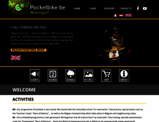 pocketbike.be screenshot