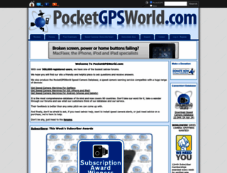 pocketgpsworld.com screenshot