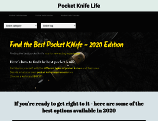 pocketknifelife.com screenshot