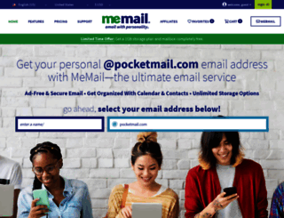 pocketmail.com screenshot