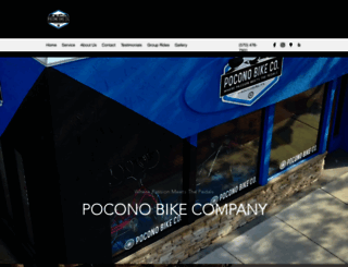 poconobikecompany.com screenshot