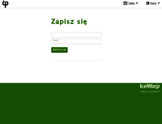poczta.pb.edu.pl screenshot