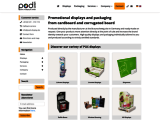 pod-display.com screenshot