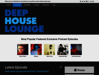 podcast.deephouselounge.com screenshot