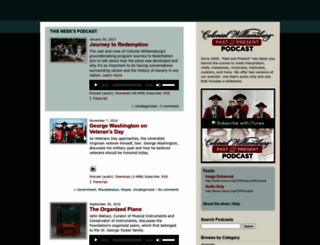podcast.history.org screenshot