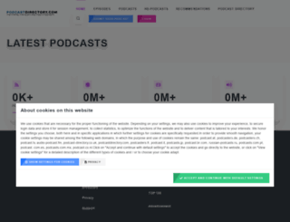 podcastdirectory.com screenshot