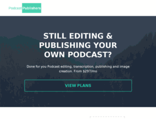podcastpublishers.net screenshot