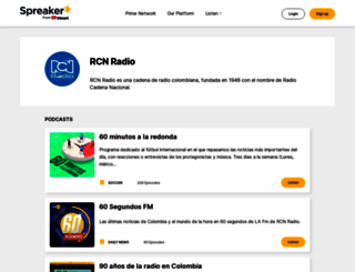 podcastrcn.com screenshot