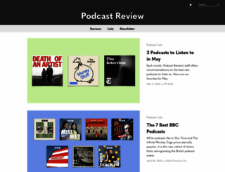 podcastreview.org screenshot