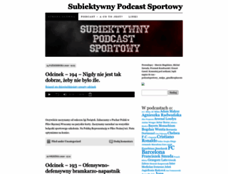 podcastsportowy.wordpress.com screenshot